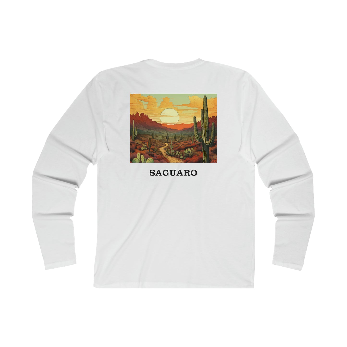 Saguaro Men's Long Sleeve Crew Tee