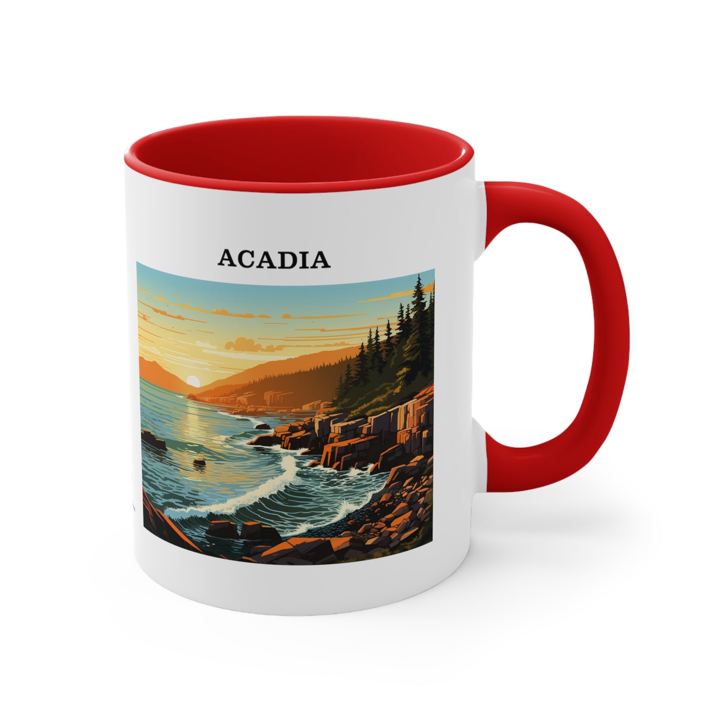 Acadia Accent Coffee Mug, 11oz