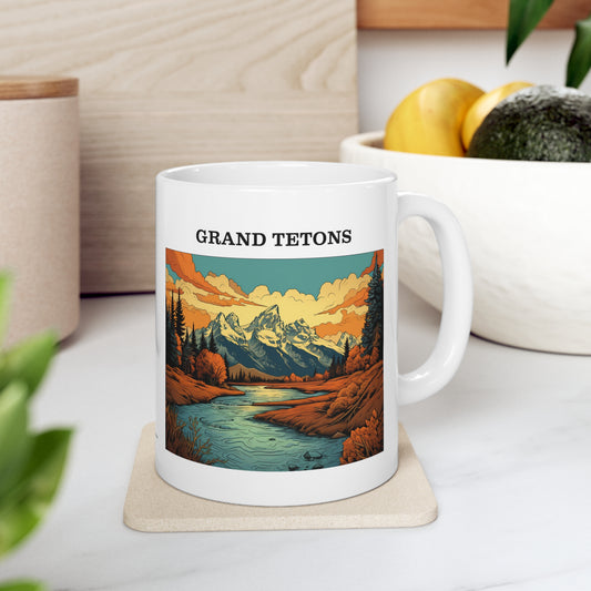 Grand Tetons Ceramic Mug 11oz