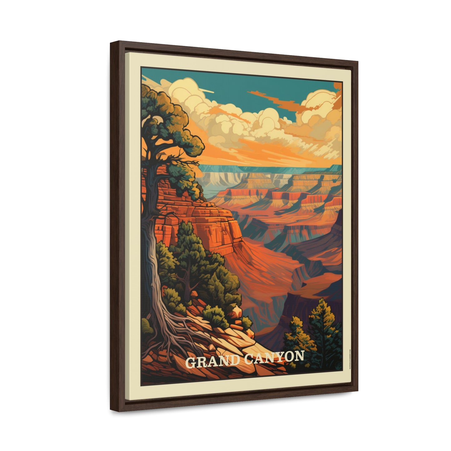 Grand Canyon II Framed Gallery Canvas Wrap