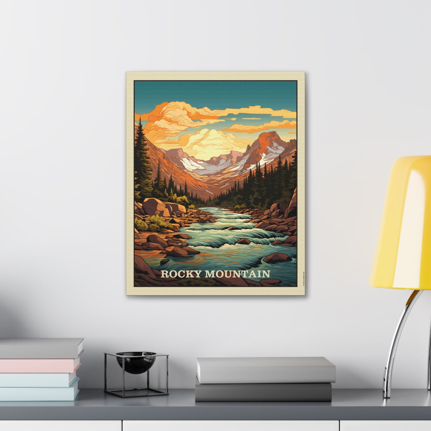 Rocky Mountain Canvas Gallery Wrap