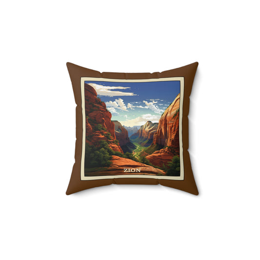 Zion Square Indoor Pillow