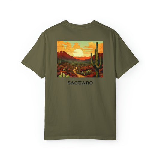 Saguaro Unisex Garment-Dyed T-shirt