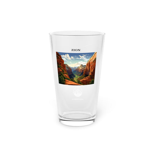 Zion Pint Glass, 16oz