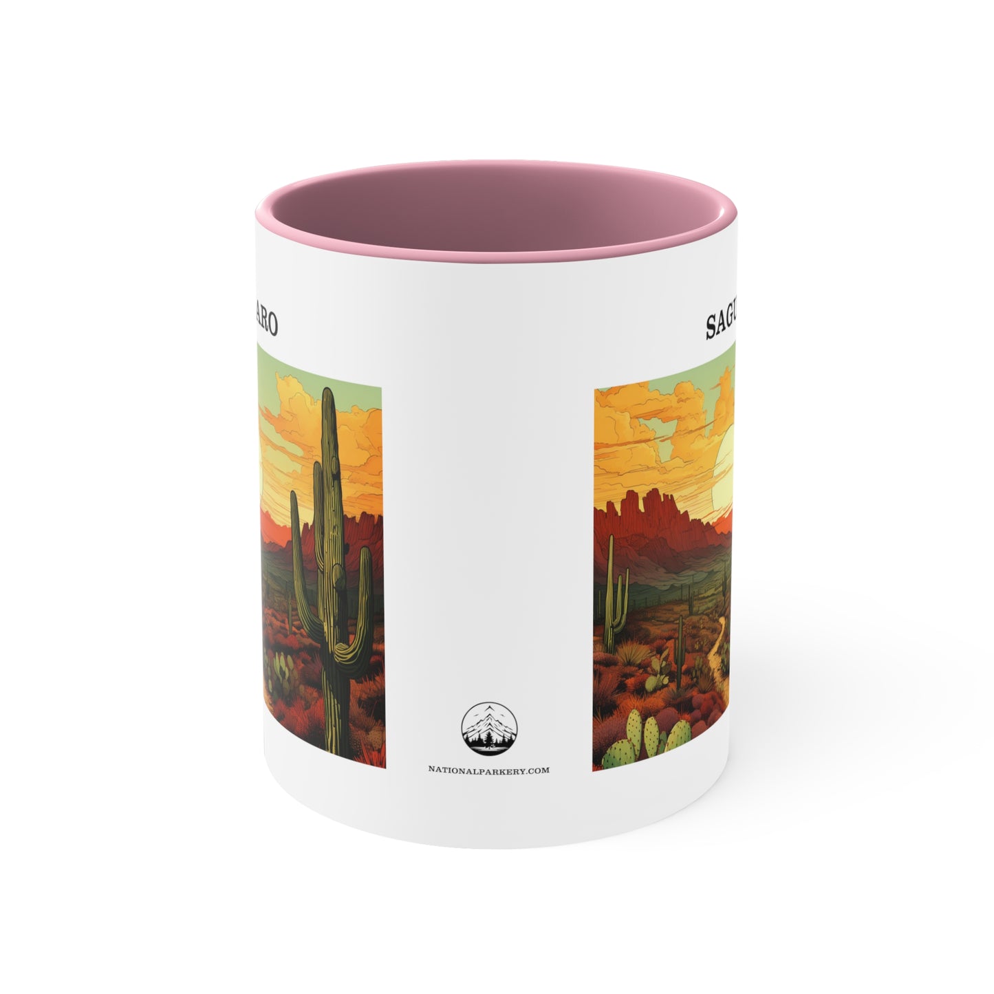 Saguaro Accent Coffee Mug, 11oz