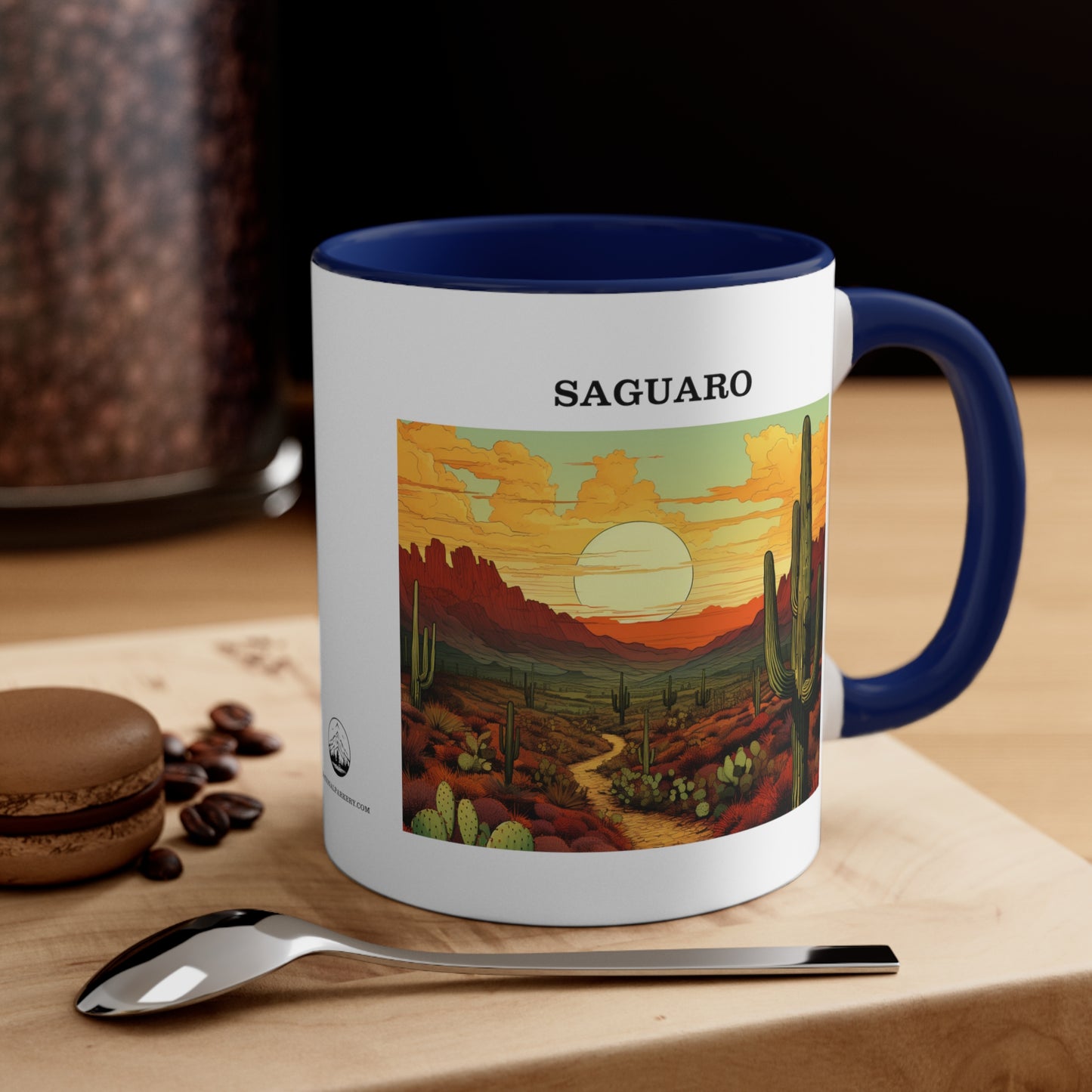 Saguaro Accent Coffee Mug, 11oz