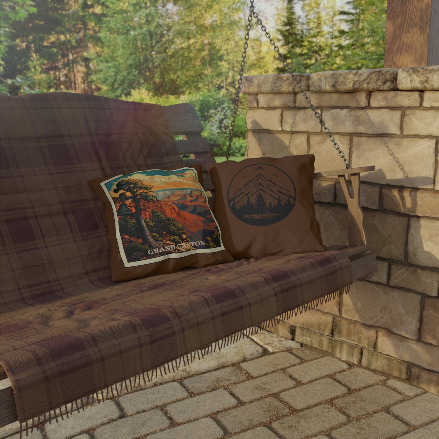 Grand Canyon II Outdoor Pillow