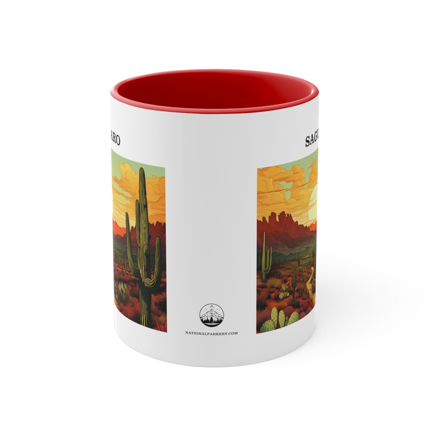 Saguaro Accent Coffee Mug, 11oz