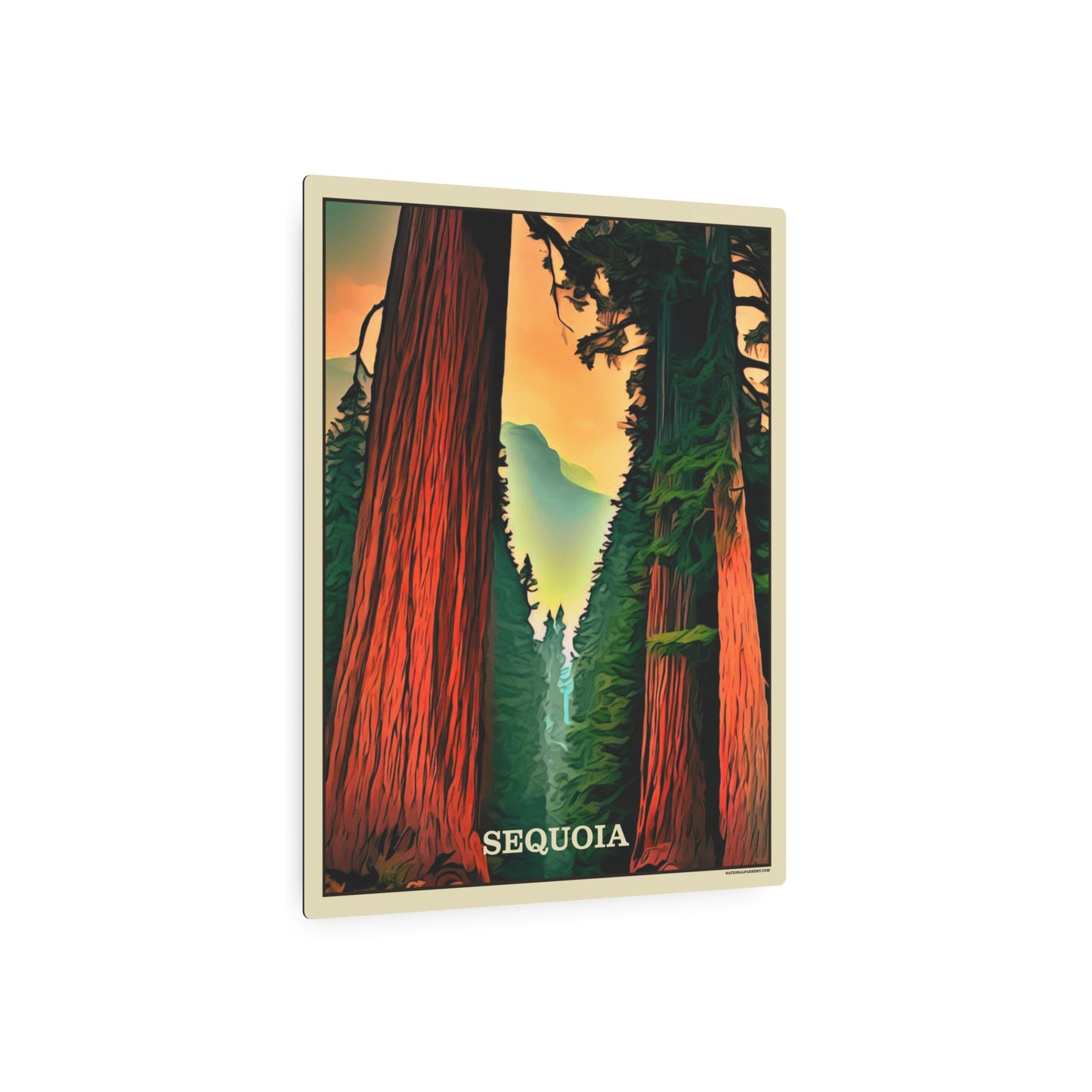 Sequoia Metal Art Sign