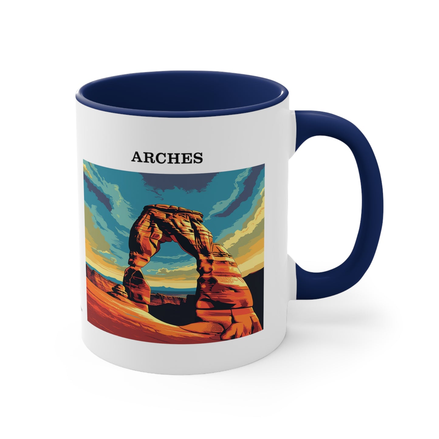 Arches Accent Coffee Mug, 11oz