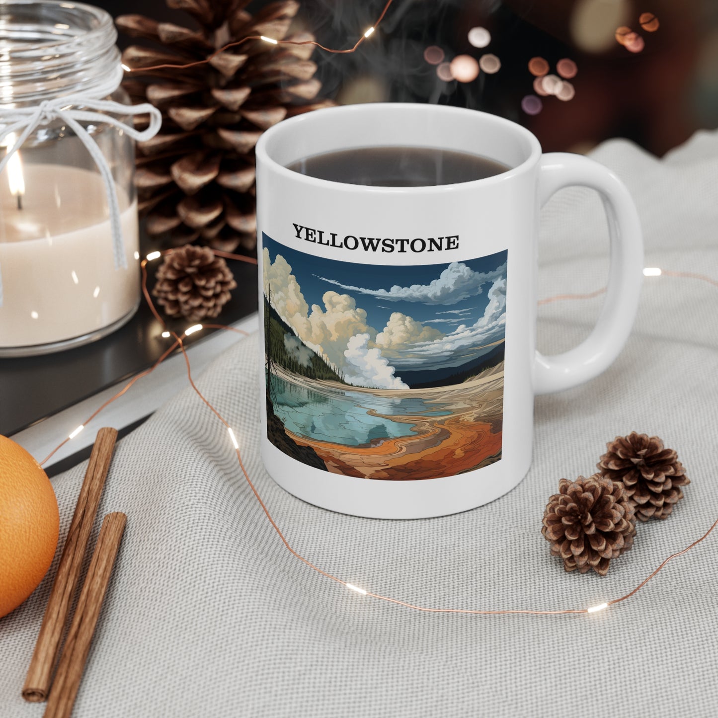 Yellowstone Ceramic Mug 11oz