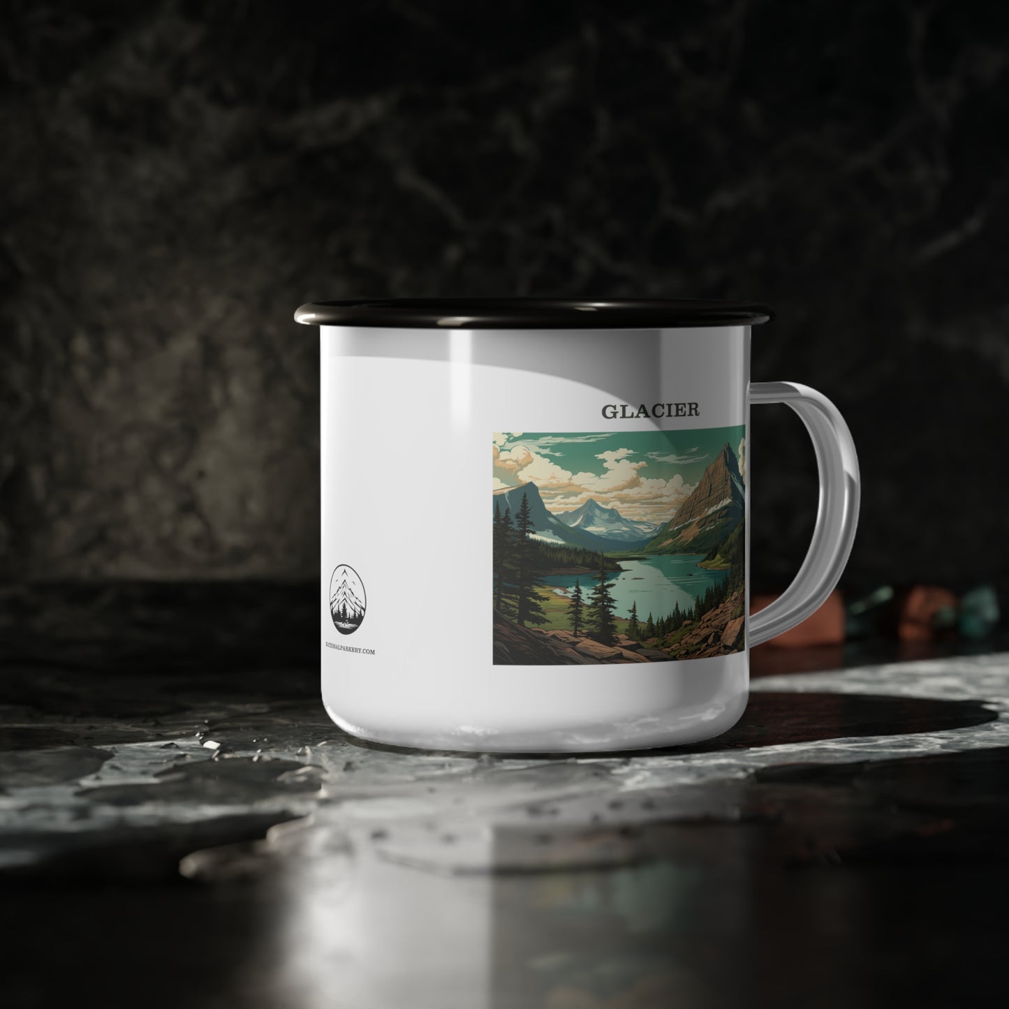 Glacier Enamel Camp Cup