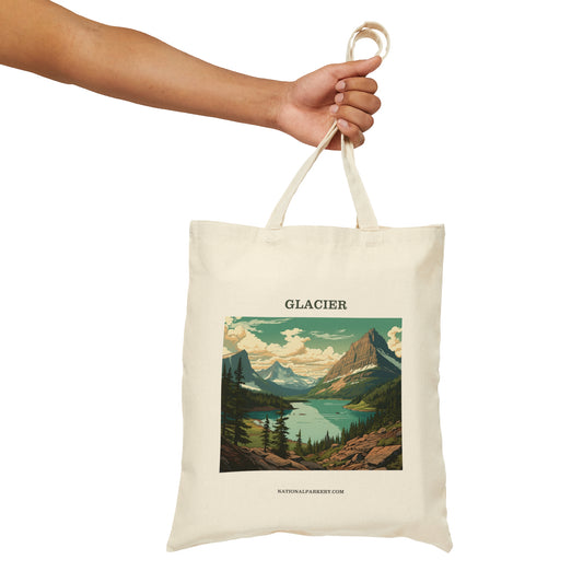 Glacier Cotton Canvas Tote Bag