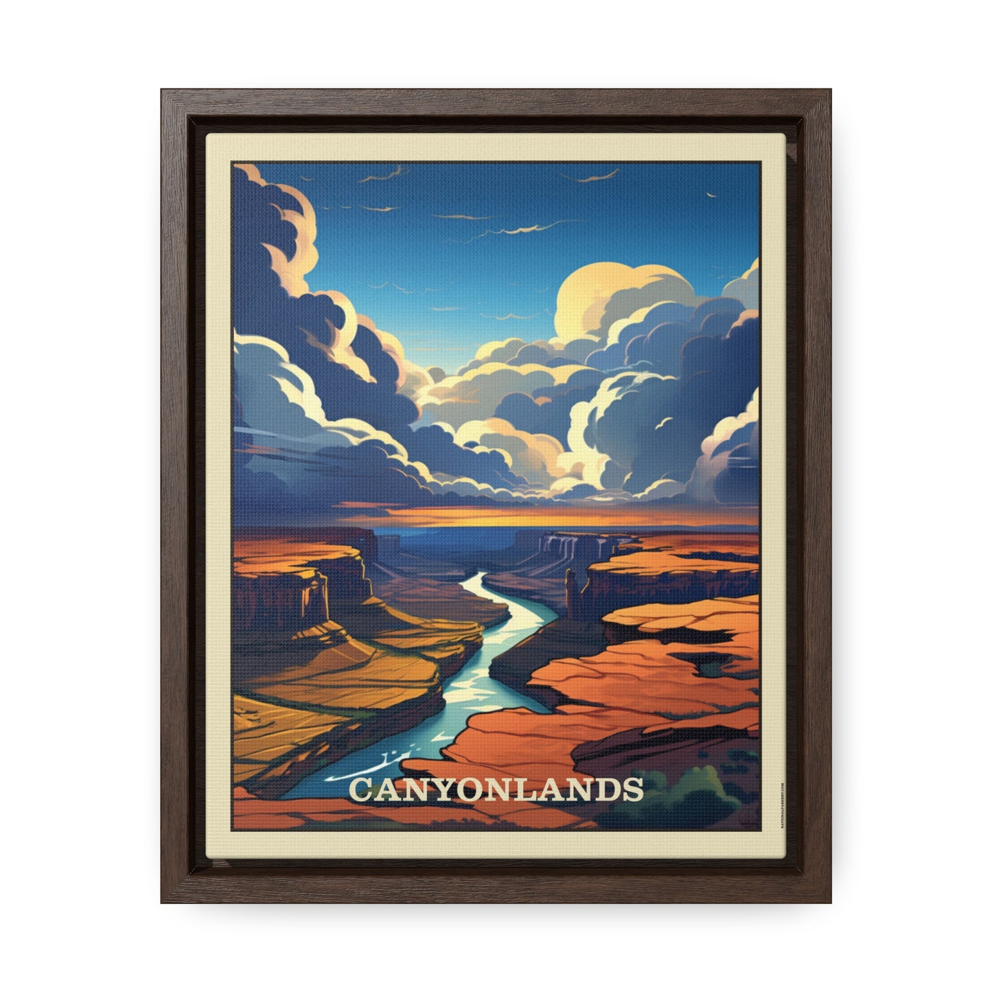 Canyonlands Framed Gallery Canvas Wrap