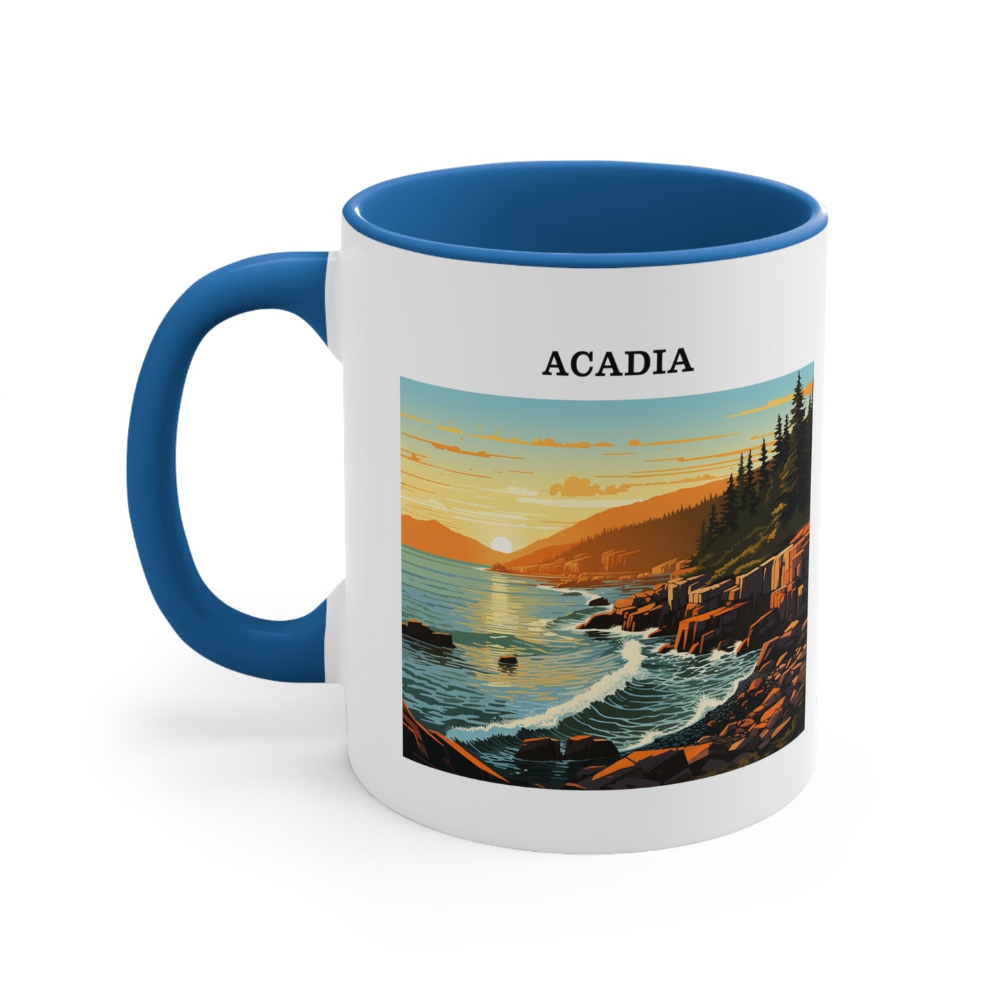 Acadia Accent Coffee Mug, 11oz