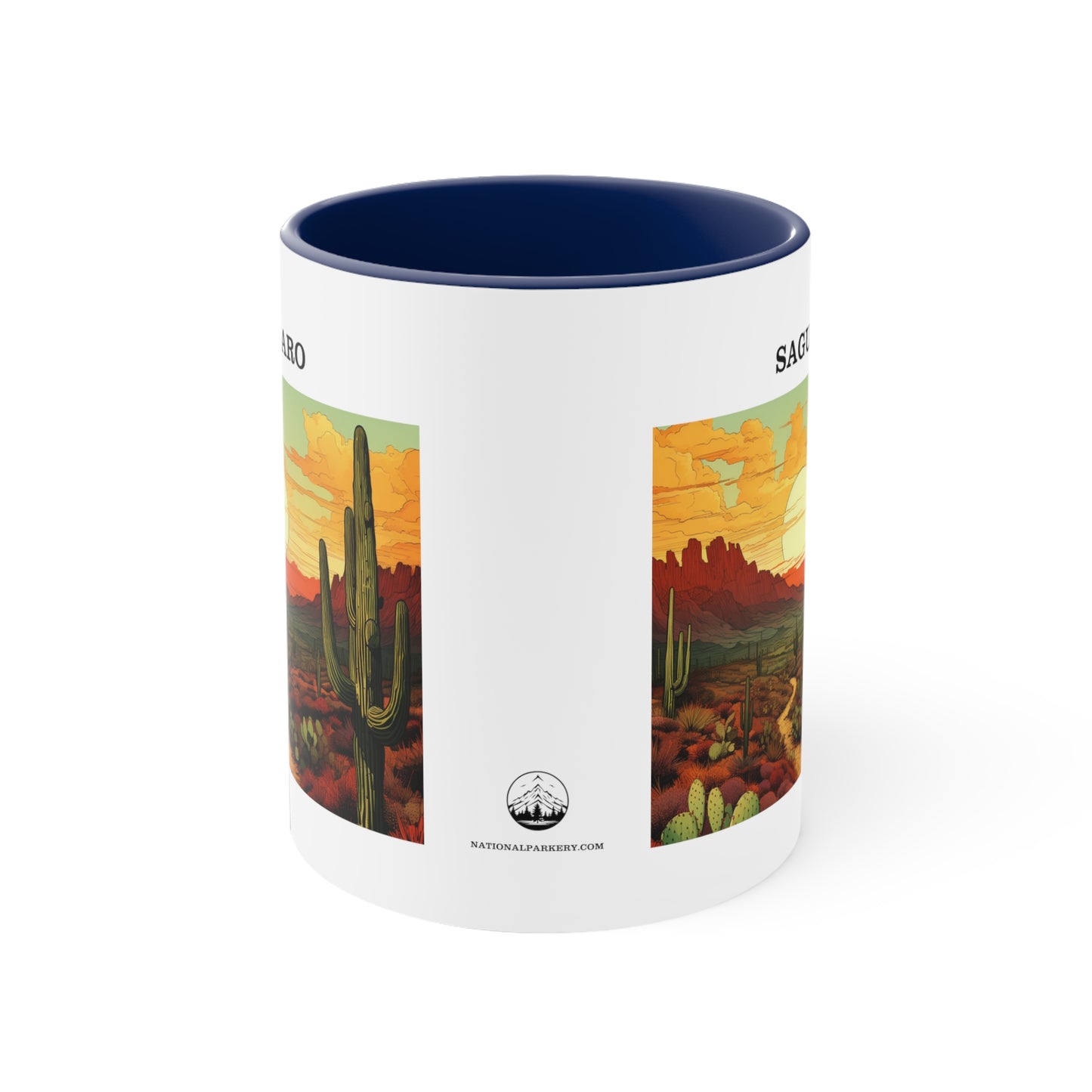 Saguaro Accent Coffee Mug, 11oz