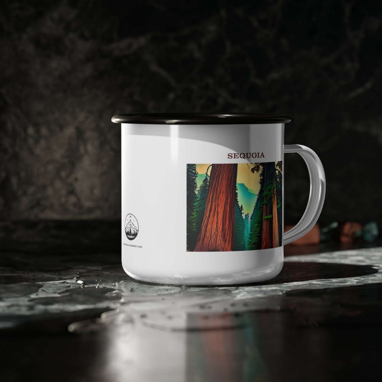 Sequoia Enamel Camp Cup