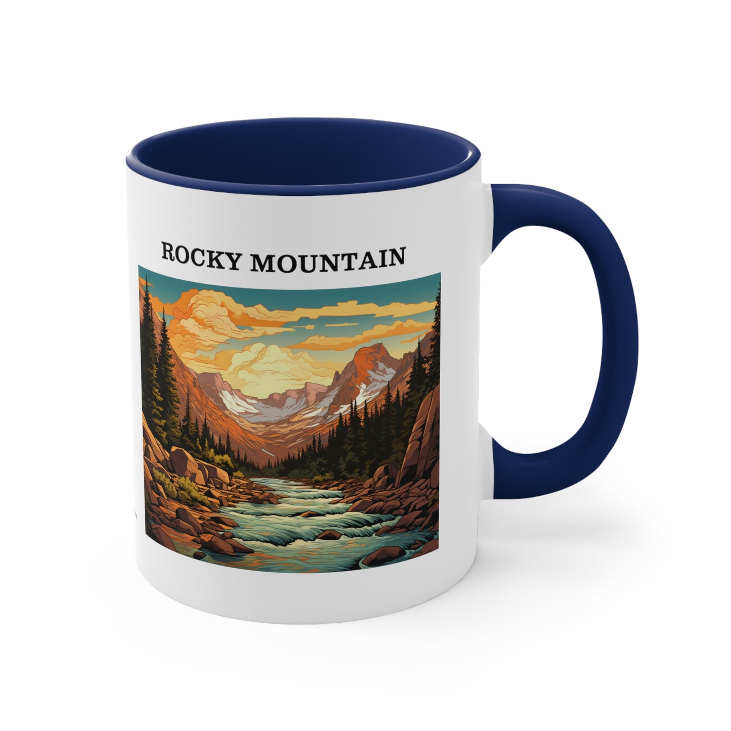 Rocky Mountain Accent Coffee Mug, 11oz