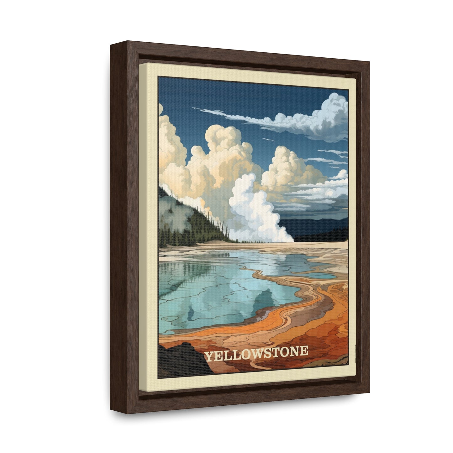 Yellowstone Framed Gallery Canvas Wrap