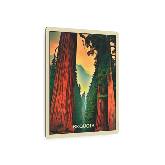 Sequoia Metal Art Sign