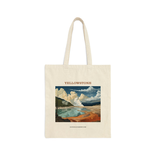 Yellowstone Cotton Canvas Tote Bag