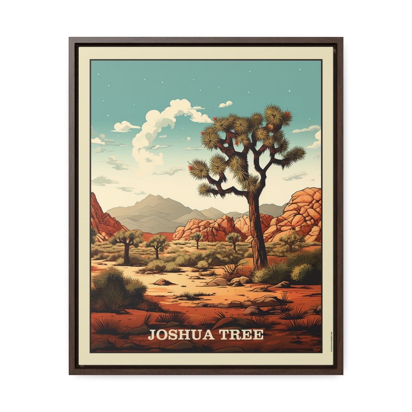 Joshua Tree Framed Gallery Canvas Wrap