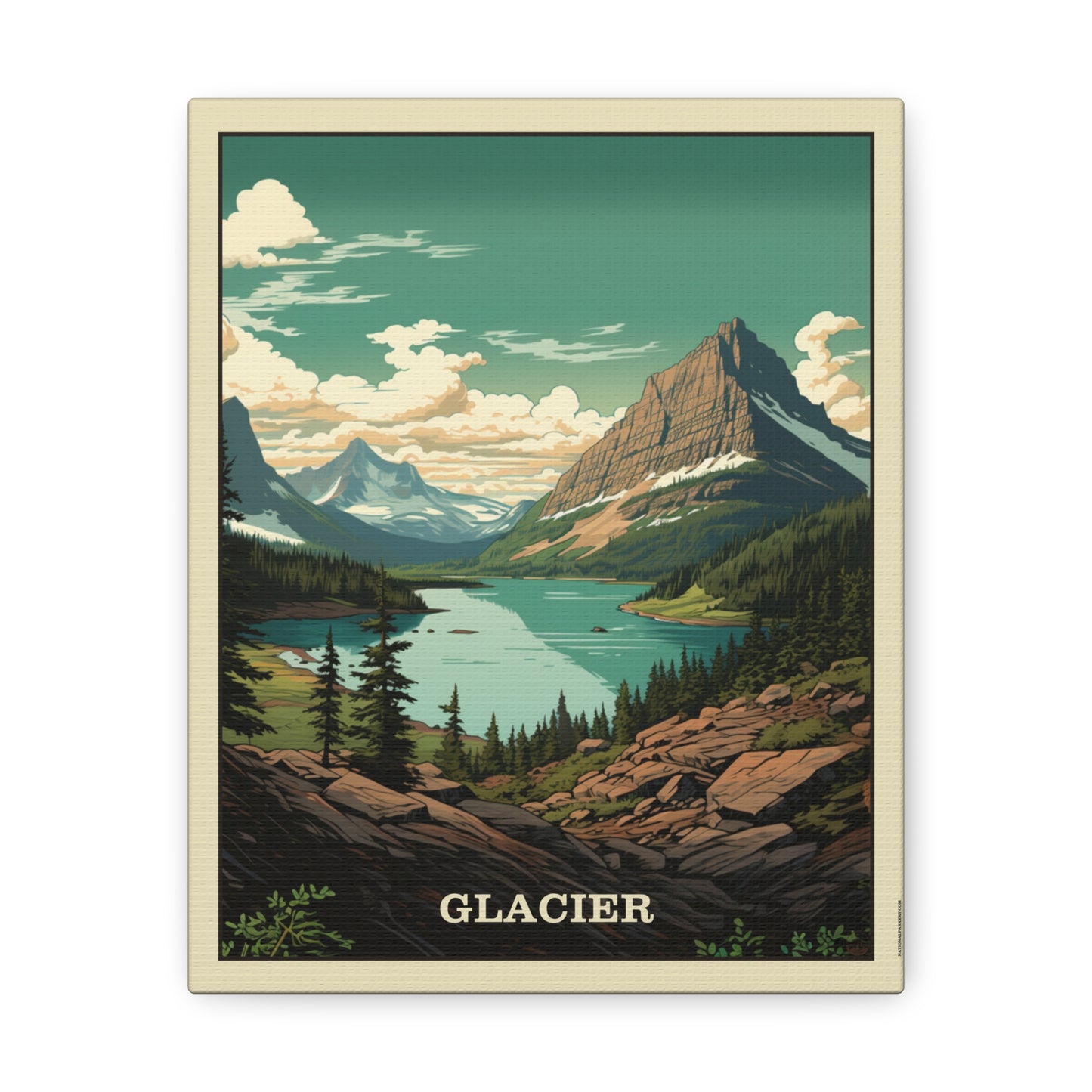 Glacier Canvas Gallery Wrap