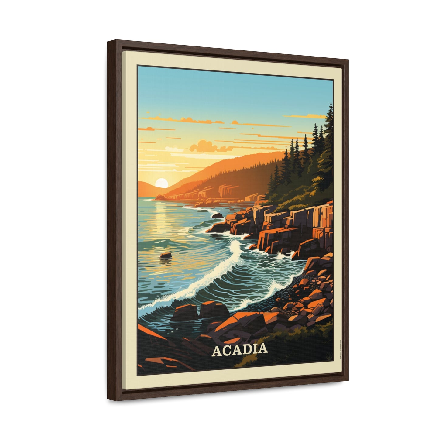 Acadia Framed Gallery Canvas Wrap