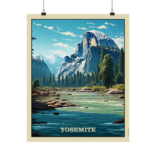 Yosemite Matte Vertical Poster