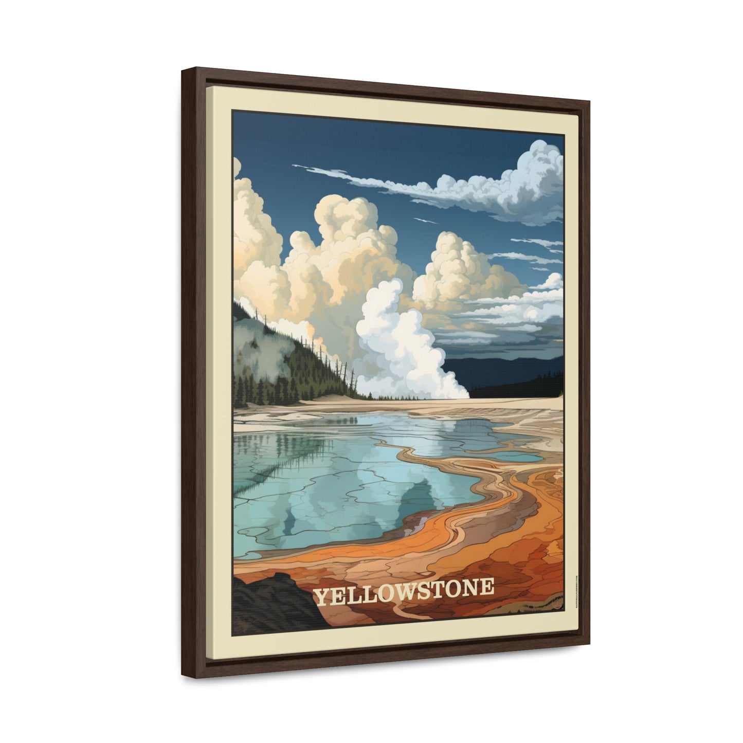 Yellowstone Framed Gallery Canvas Wrap