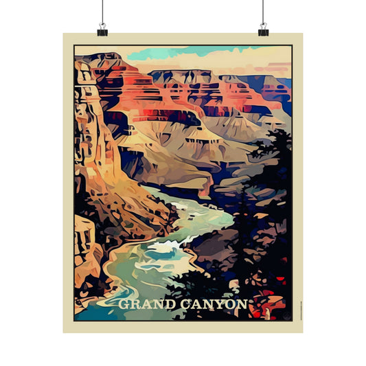 Grand Canyon I Matte Vertical Poster