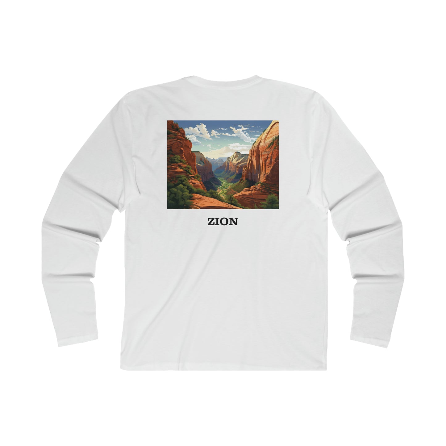 Zion Men's Long Sleeve Crew Tee