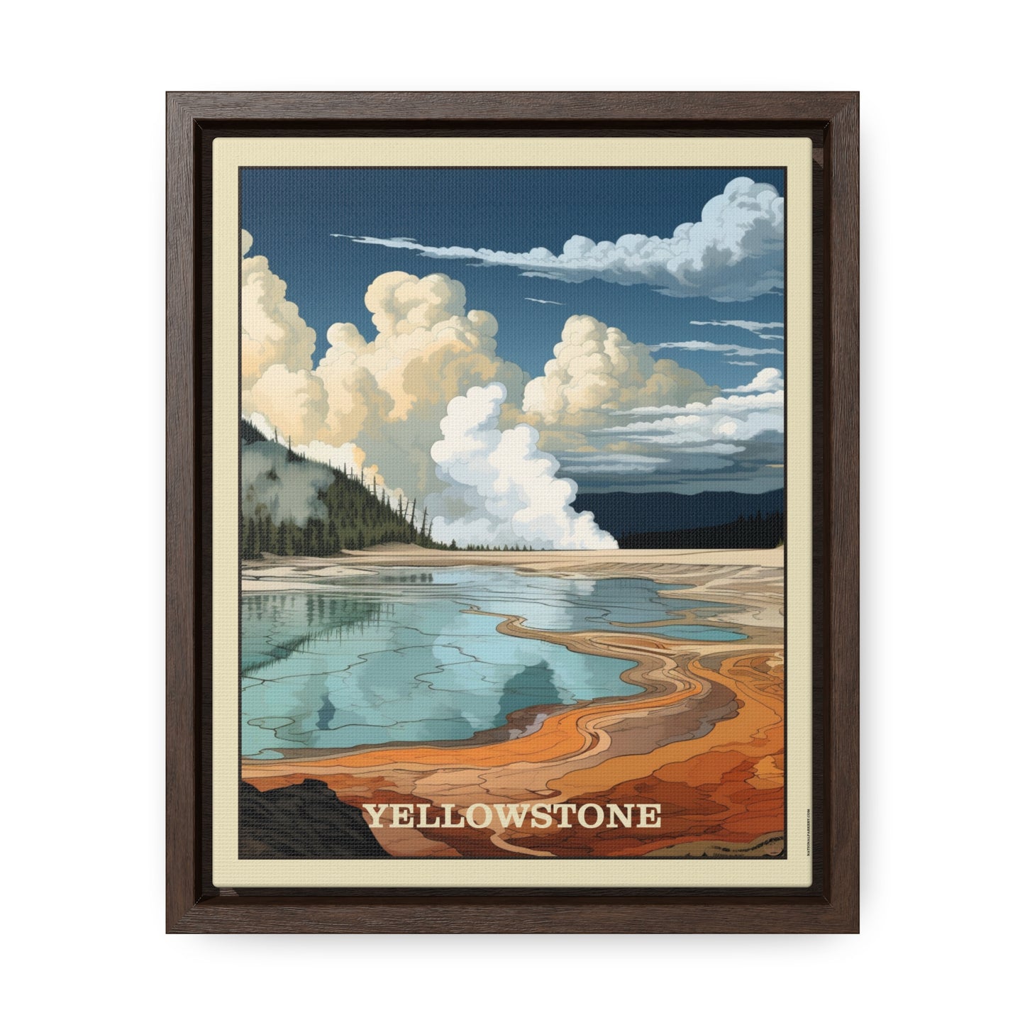 Yellowstone Framed Gallery Canvas Wrap