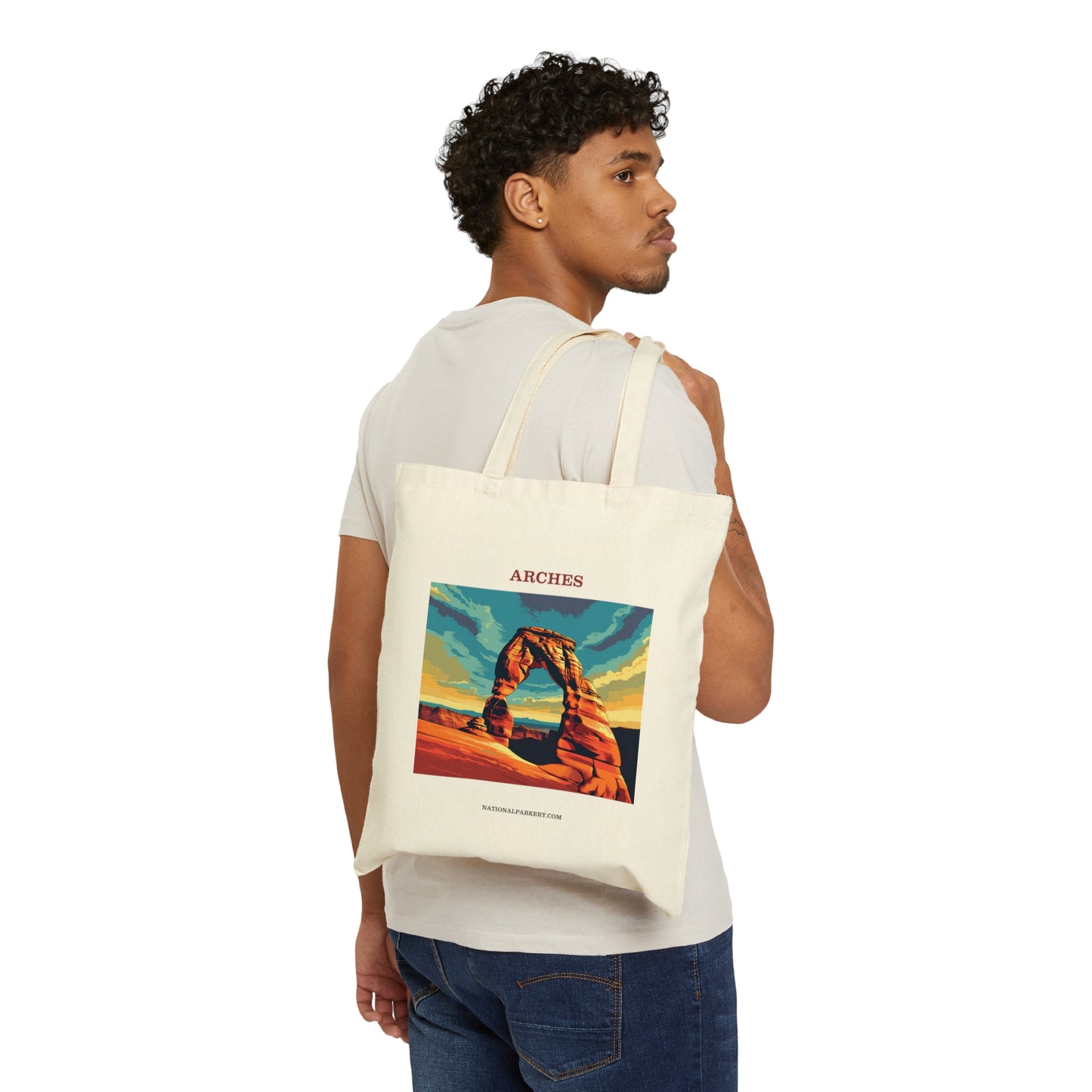 Arches Cotton Canvas Tote Bag