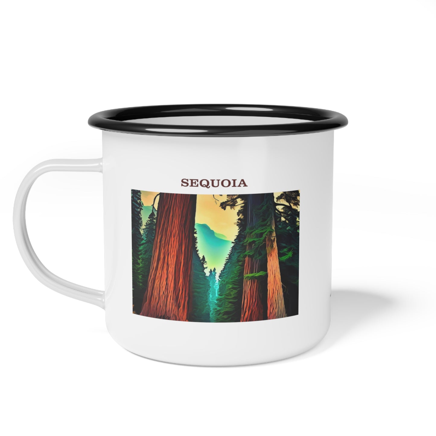 Sequoia Enamel Camp Cup