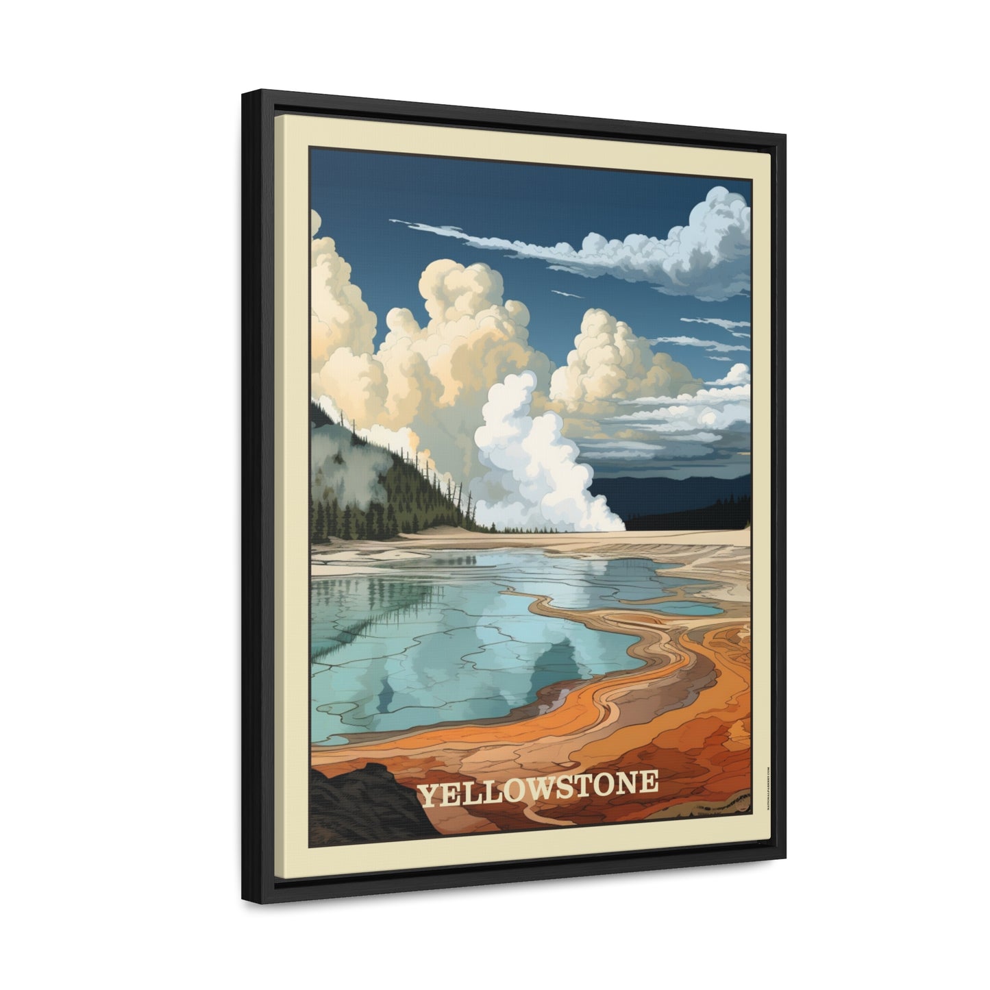 Yellowstone Framed Gallery Canvas Wrap