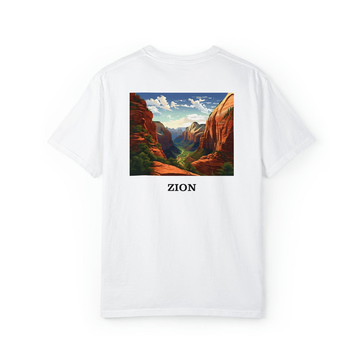 Zion Unisex Garment-Dyed T-shirt