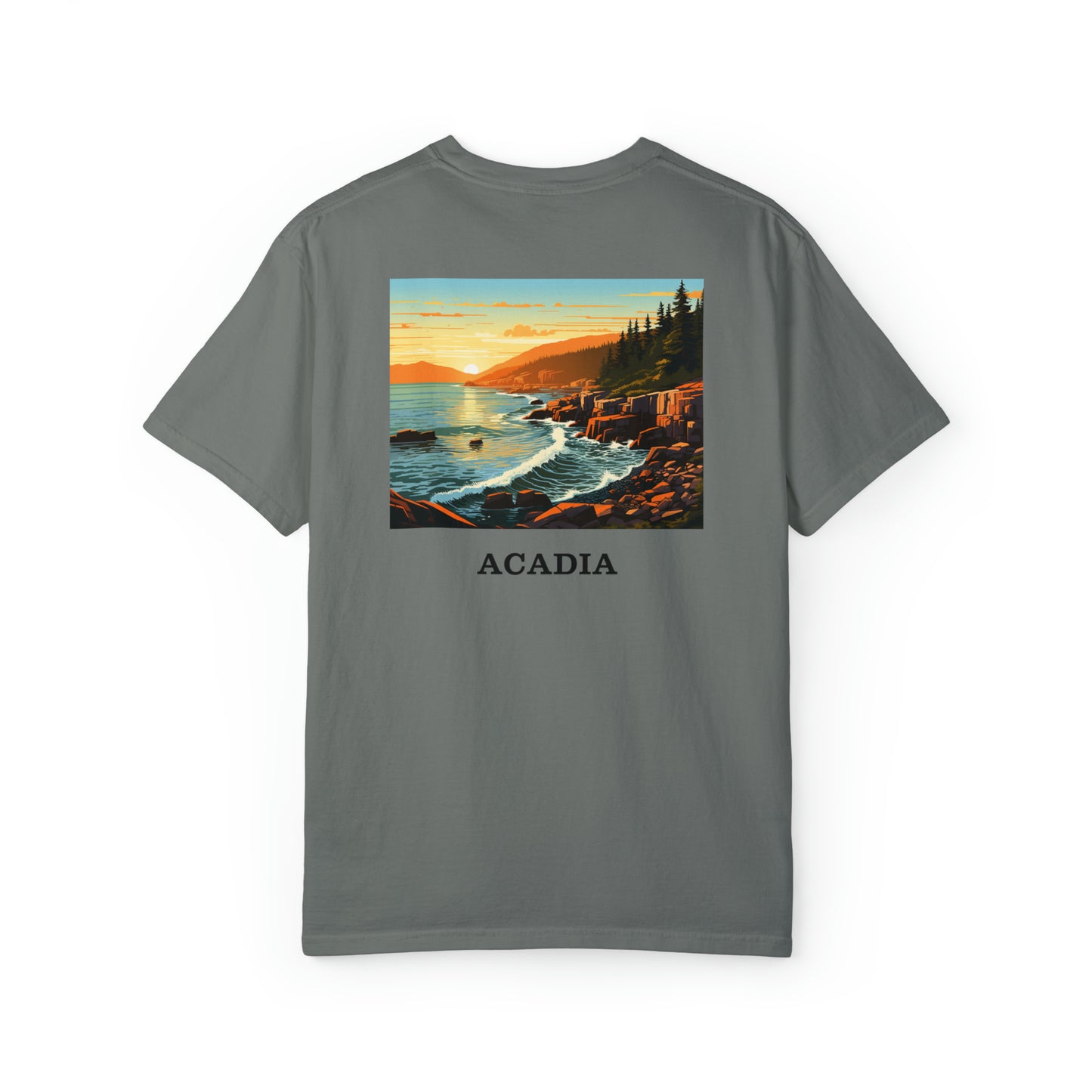 Acadia Unisex Garment-Dyed T-shirt