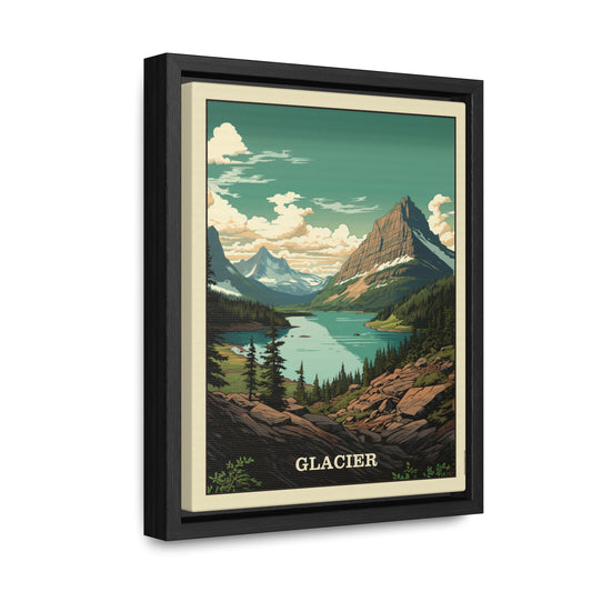 Glacier Framed Gallery Canvas Wrap