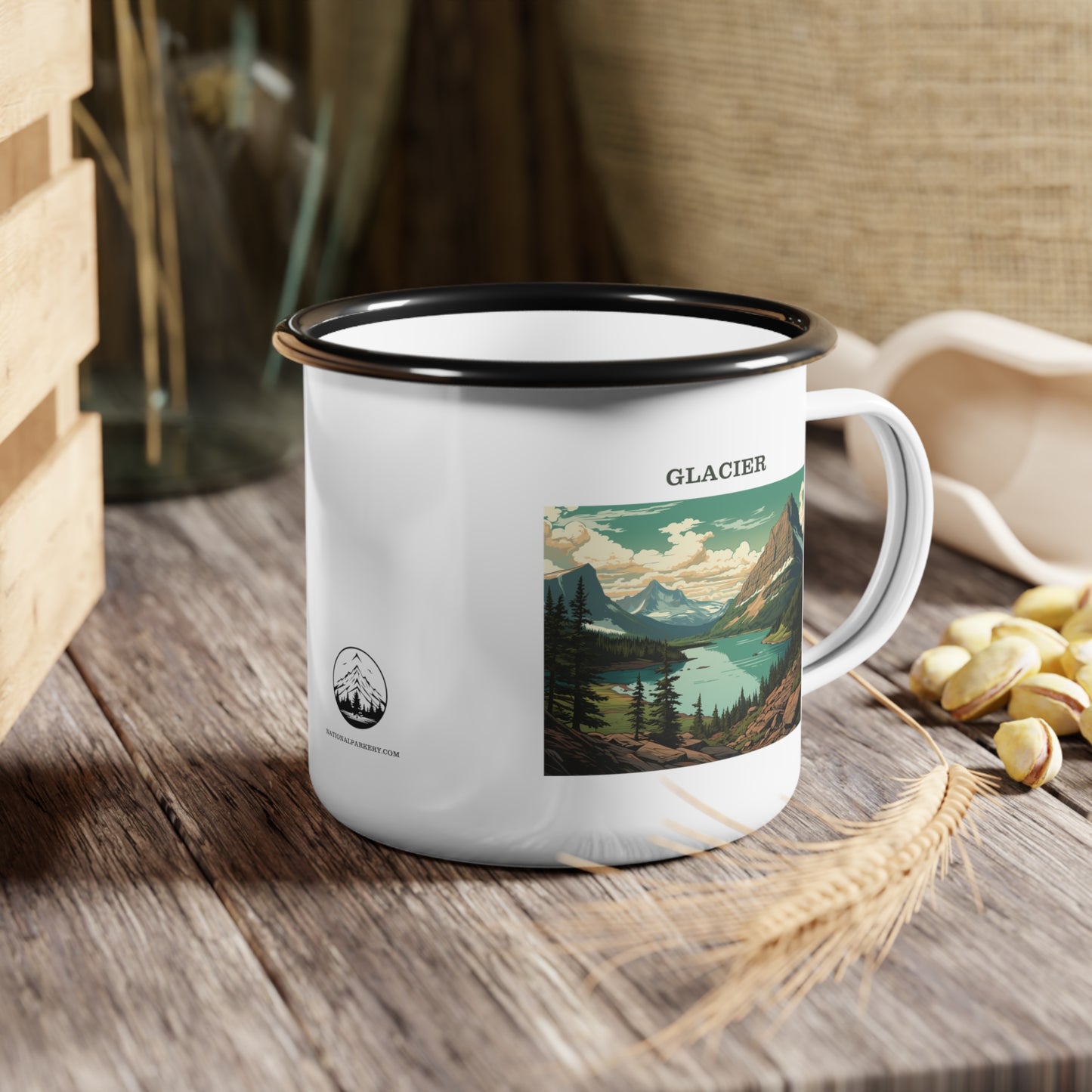 Glacier Enamel Camp Cup