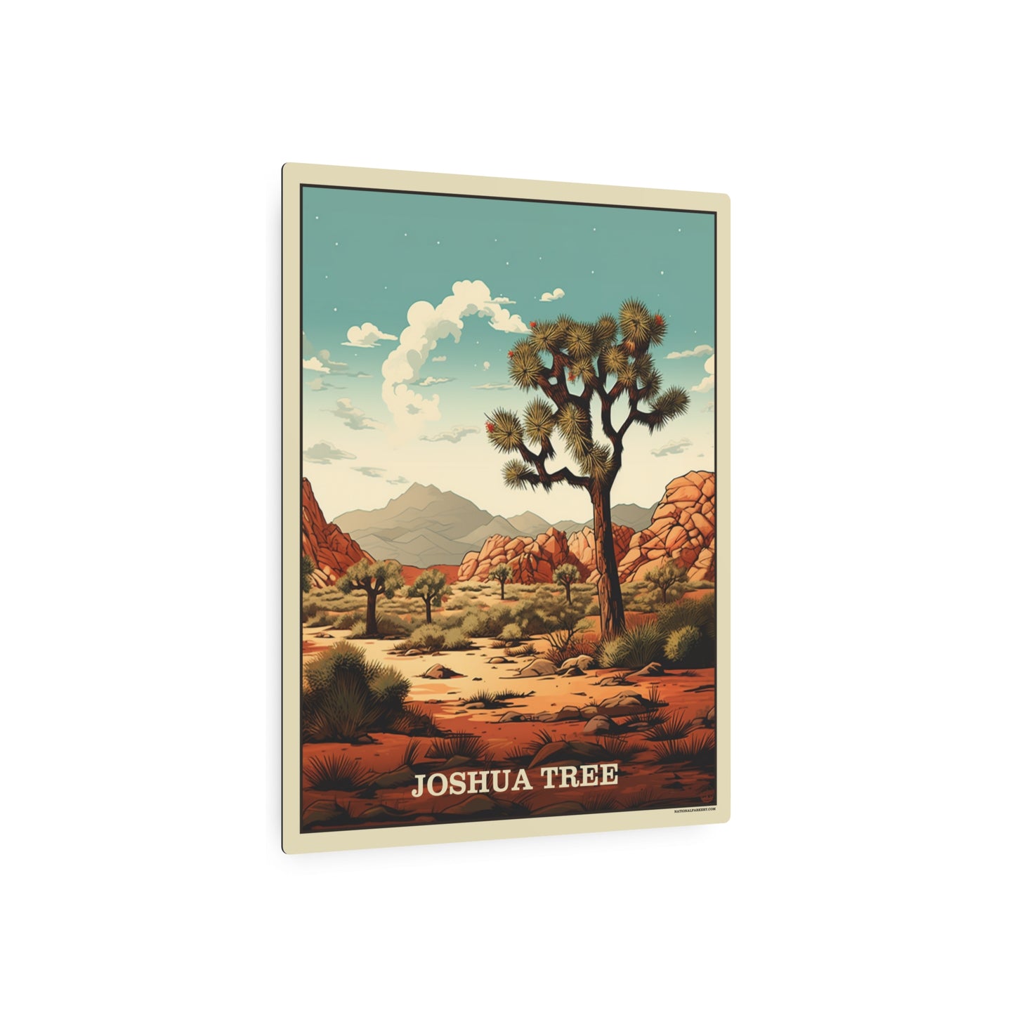 Joshua Tree Metal Art Sign