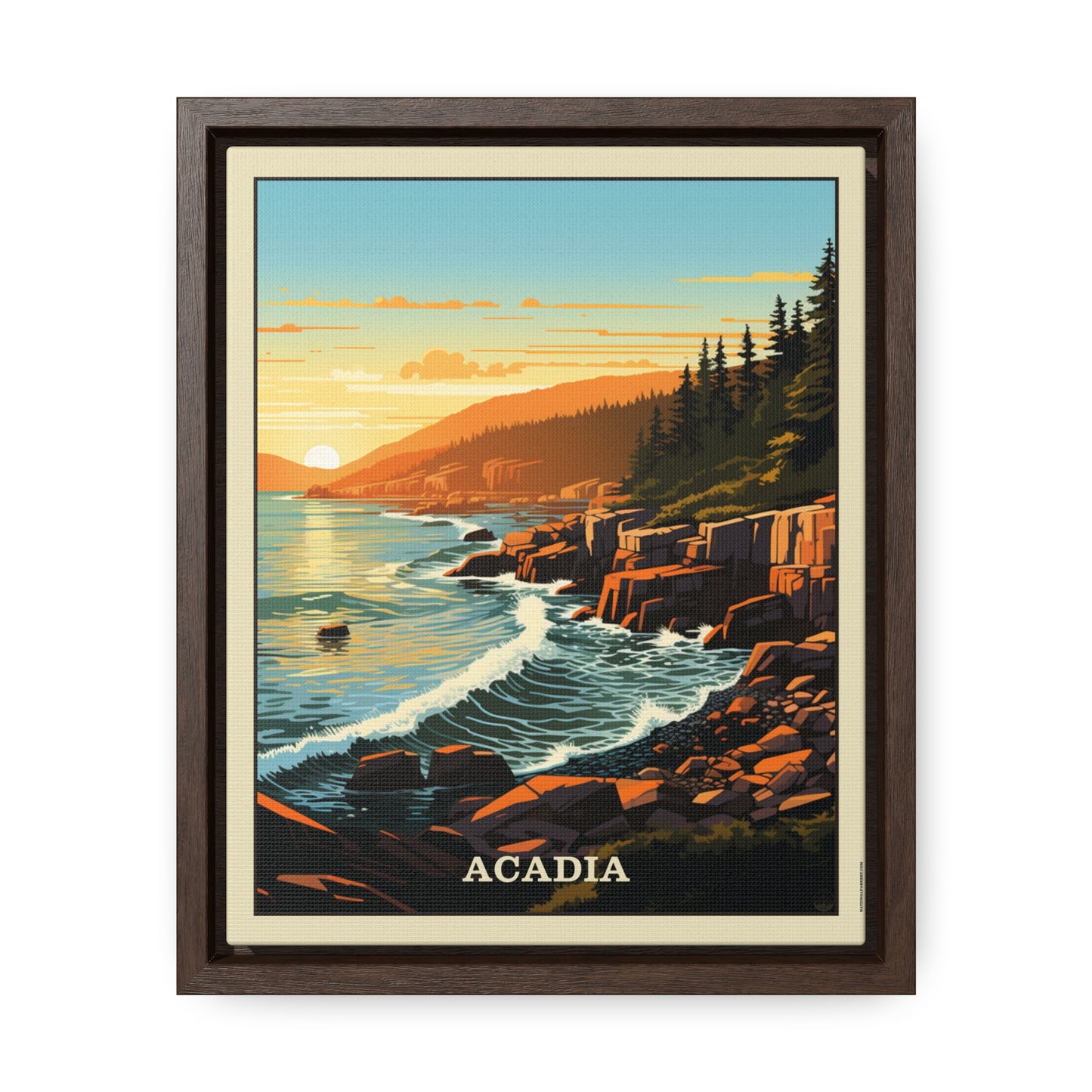 Acadia Framed Gallery Canvas Wrap