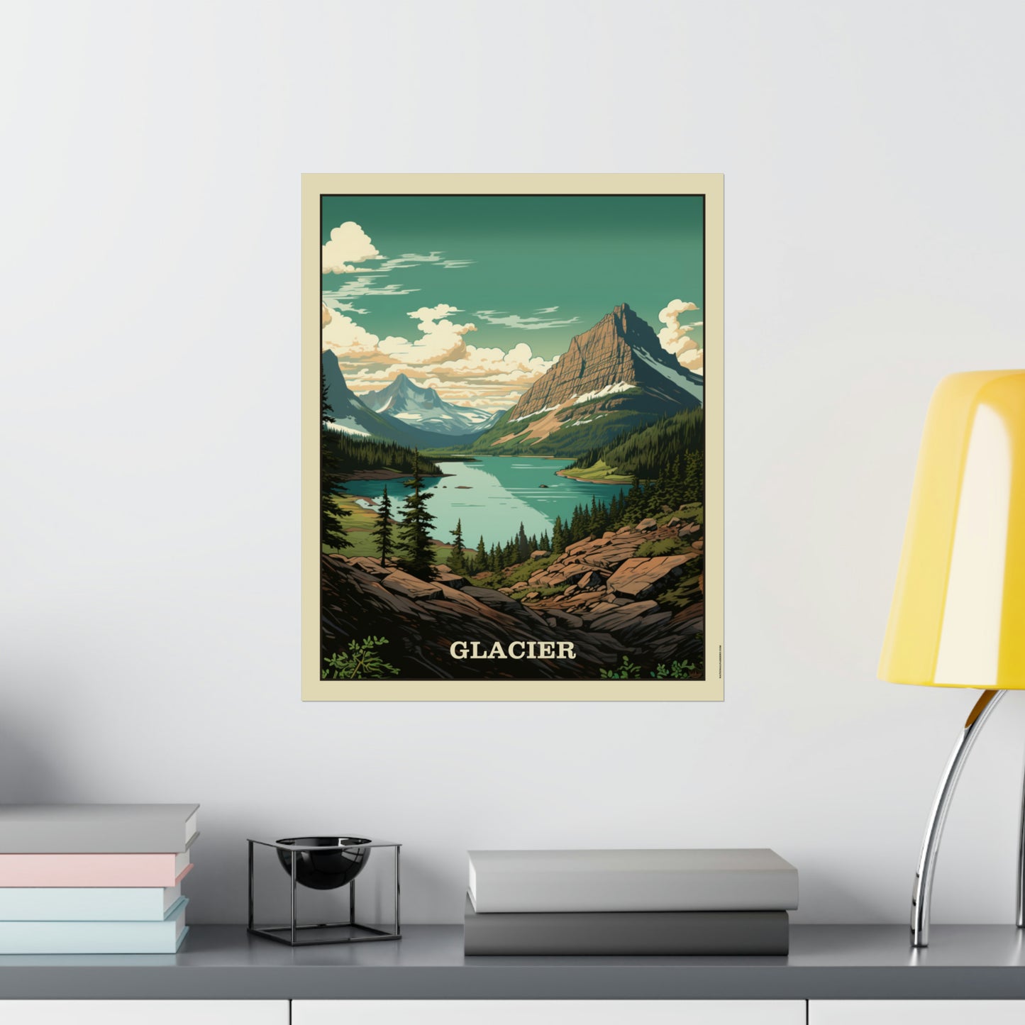 Glacier Matte Vertical Poster