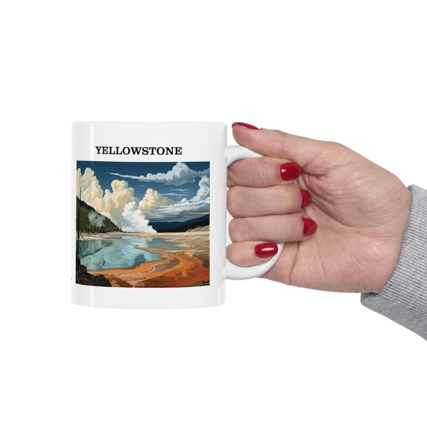 Yellowstone Ceramic Mug 11oz