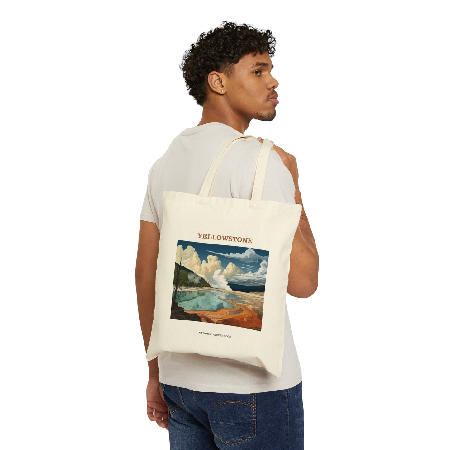 Yellowstone Cotton Canvas Tote Bag