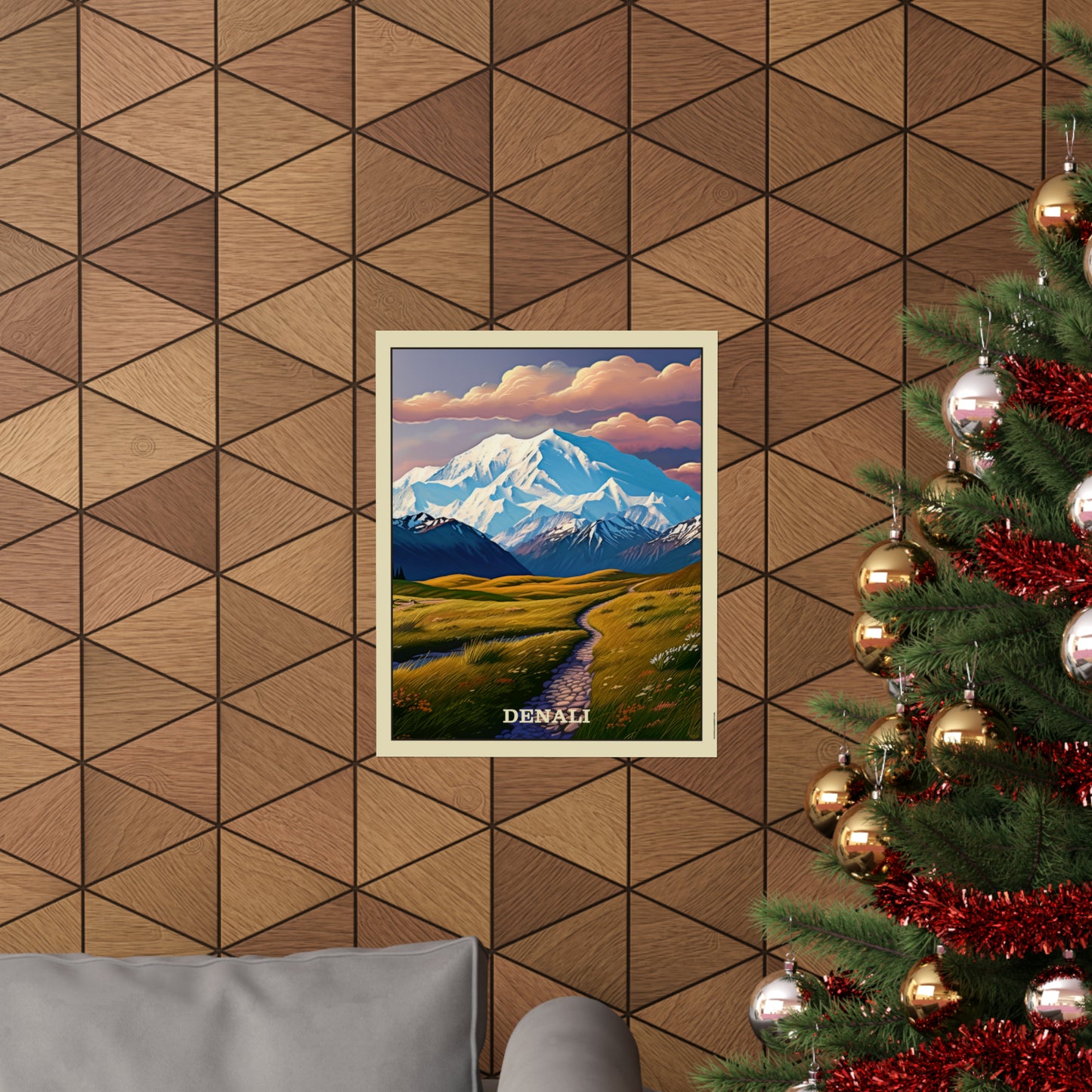 Denali Matte Vertical Poster