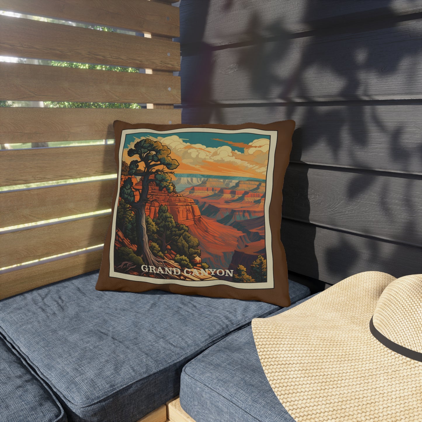 Grand Canyon II Outdoor Pillow