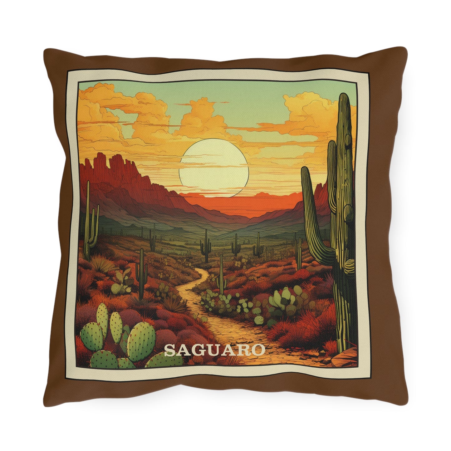 Saguaro Outdoor Pillow