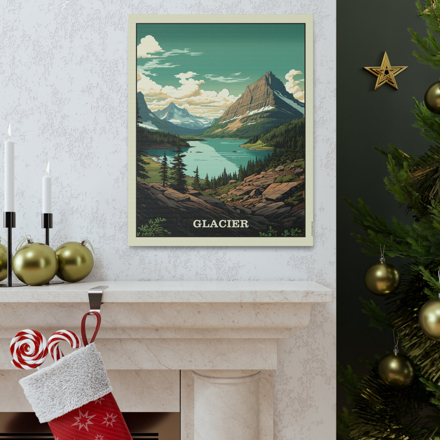 Glacier Canvas Gallery Wrap