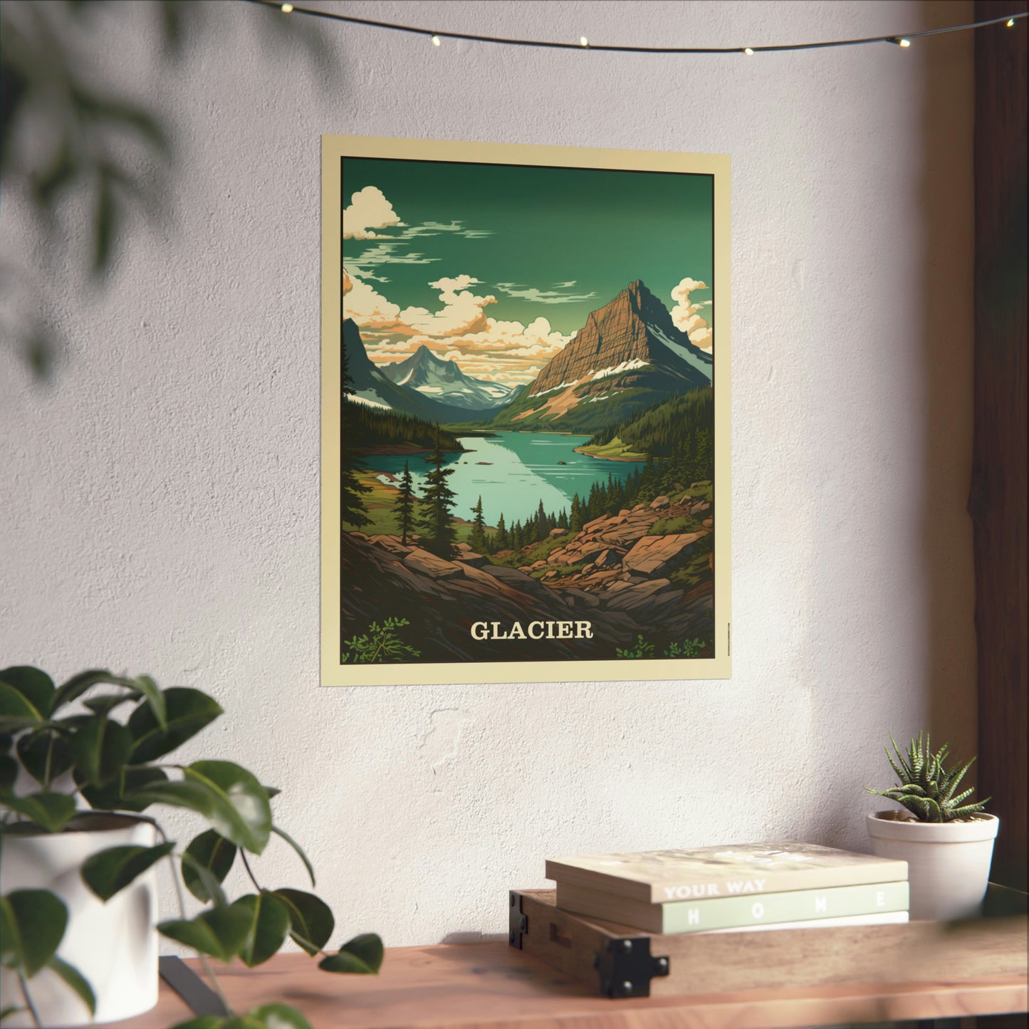 Glacier Matte Vertical Poster